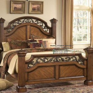 Tempat Tidur Italia Design, Tempat Tidur Jati Classic, Tempat Tidur Teak Wood Jepara, Bed Room Classic, Bed Room Berkualitas